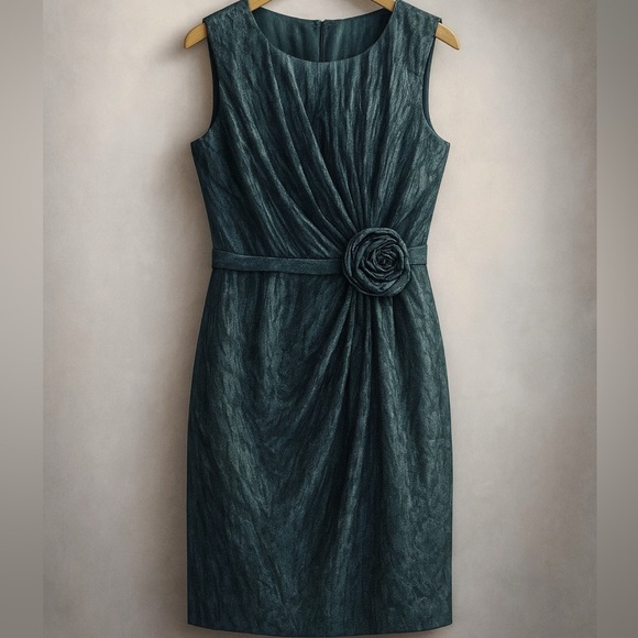 Mikael Aghal Short Formal Sleeveless Dress Size 12 Blue - Picture 1 of 11
